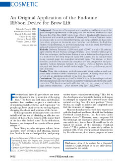 Endotine Ribbon Article 1